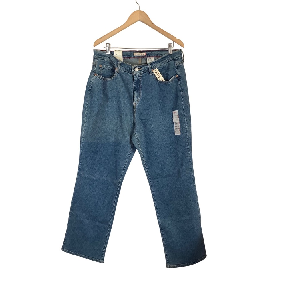 Levis 550 Relaxed Boot Cut Jeans Womens 18W Medium Wash Stretch Denim 291018-334 - Picture 14 of 14